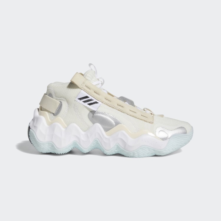 Exibição B Candace Parker Tênis De Basquete Mid Branco Adidas