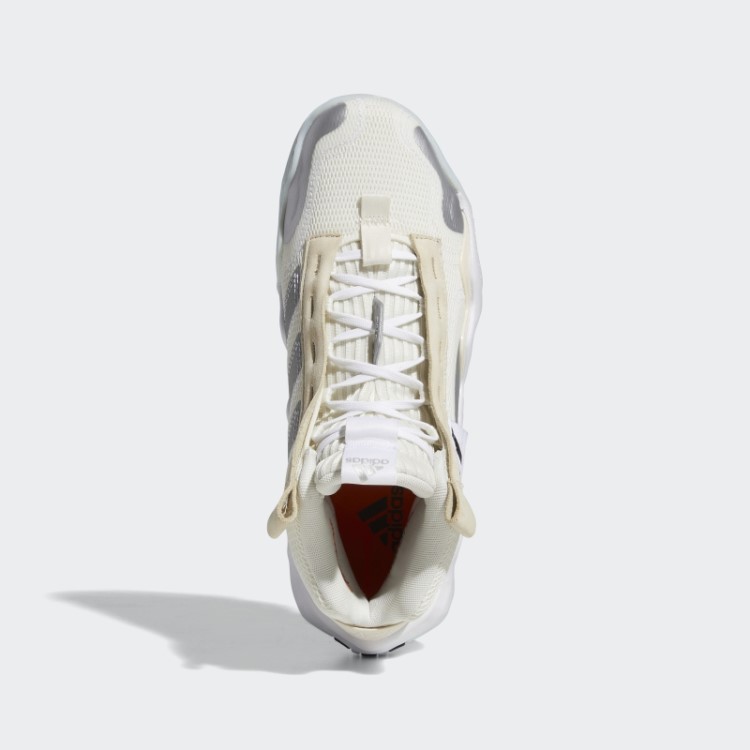 Exibição B Candace Parker Tênis De Basquete Mid Branco Adidas