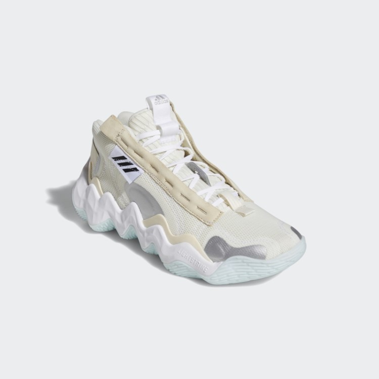 Exibição B Candace Parker Tênis De Basquete Mid Branco Adidas