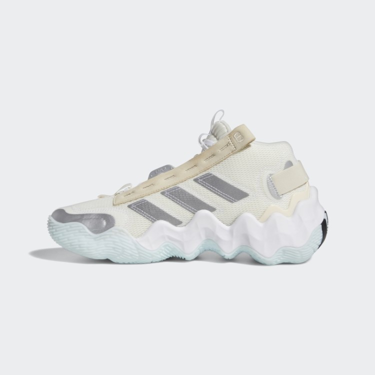 Exibição B Candace Parker Tênis De Basquete Mid Branco Adidas