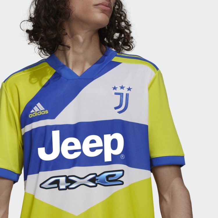 Adidas Juventus 21/22 Terceira Camisa Azul De Alta Resolução