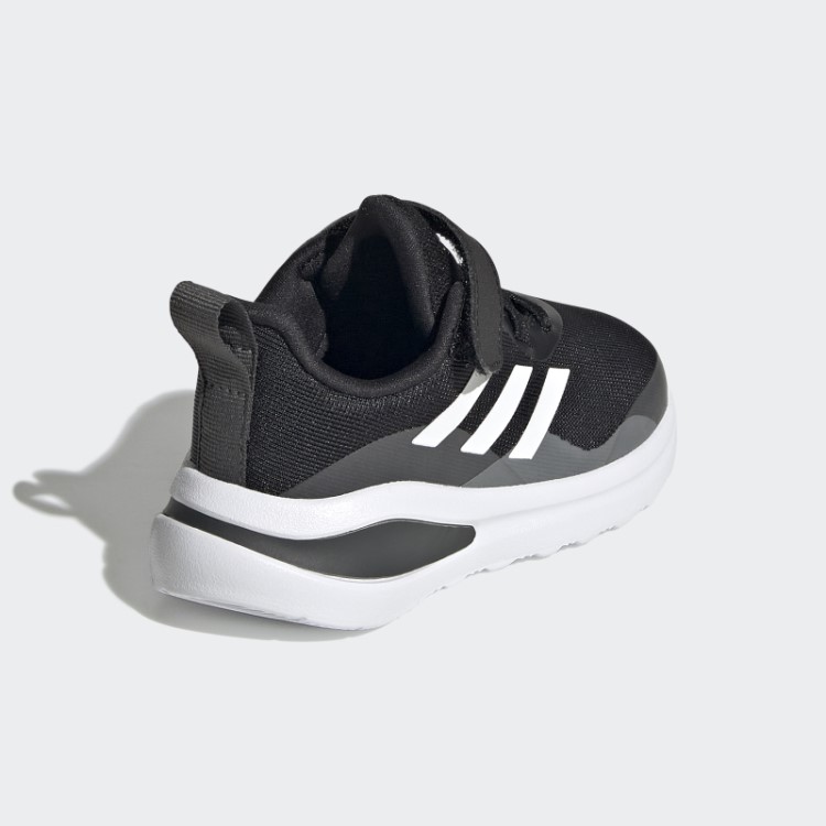 Tênis De Corrida Fortarun Elástico Com Alça Superior Em Renda Preto Adidas