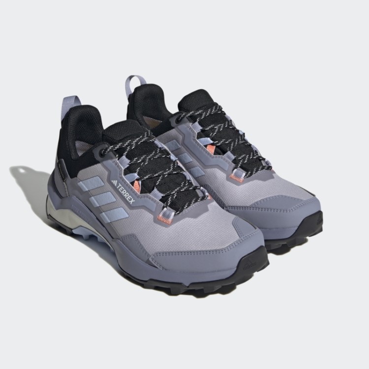 Tênis De Caminhada Adidas Silver Violet Terrex Ax4 Gore-tex