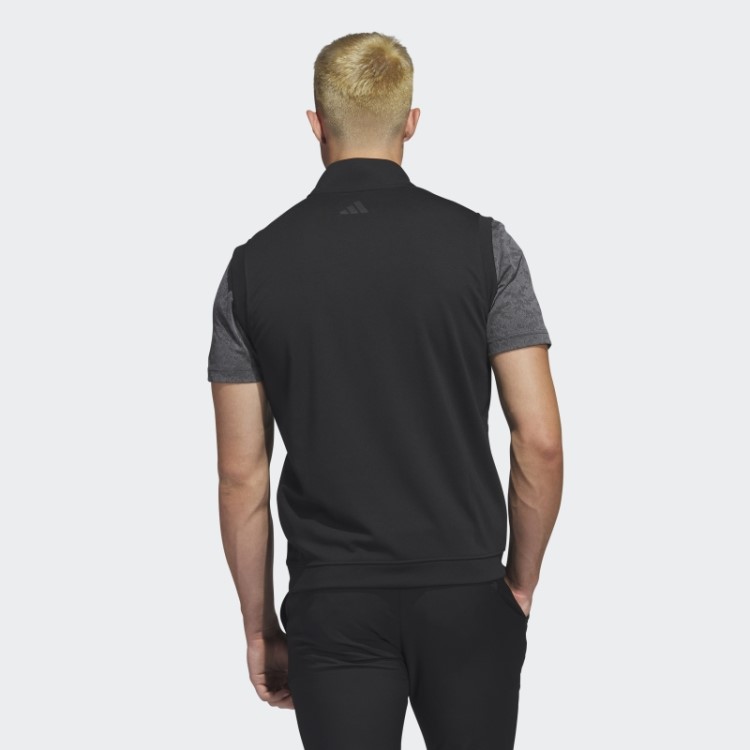 Colete Pulôver Elevado Com Zíper 1/4 Adidas Preto