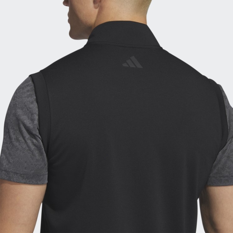 Colete Pulôver Elevado Com Zíper 1/4 Adidas Preto