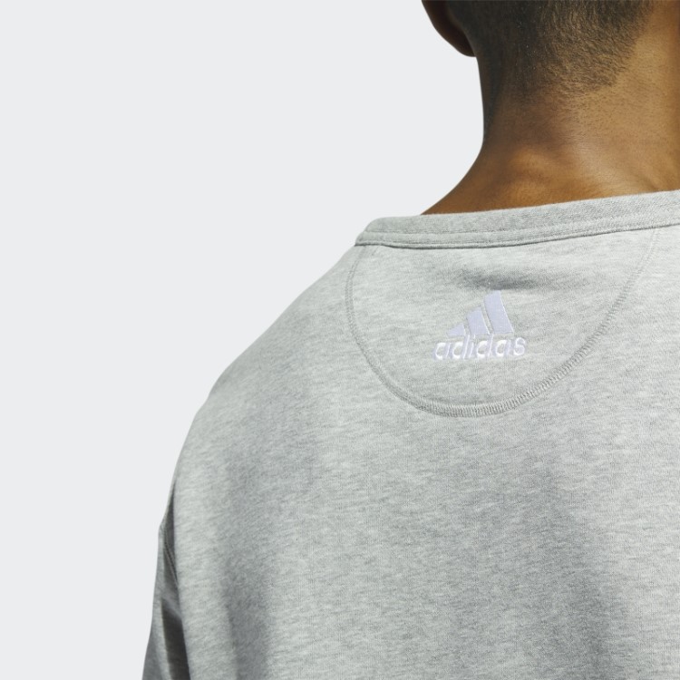 Moletom Cinza Médio Devils Vintage Crew Adidas