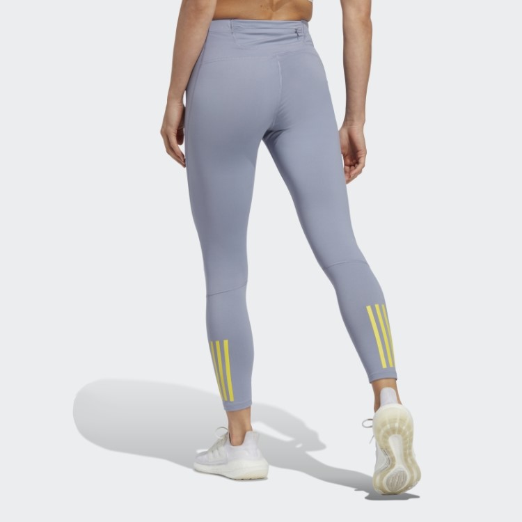 Meia-calça Boston Marathon 2023 Quente De Longa Duração Violeta Prata Adidas