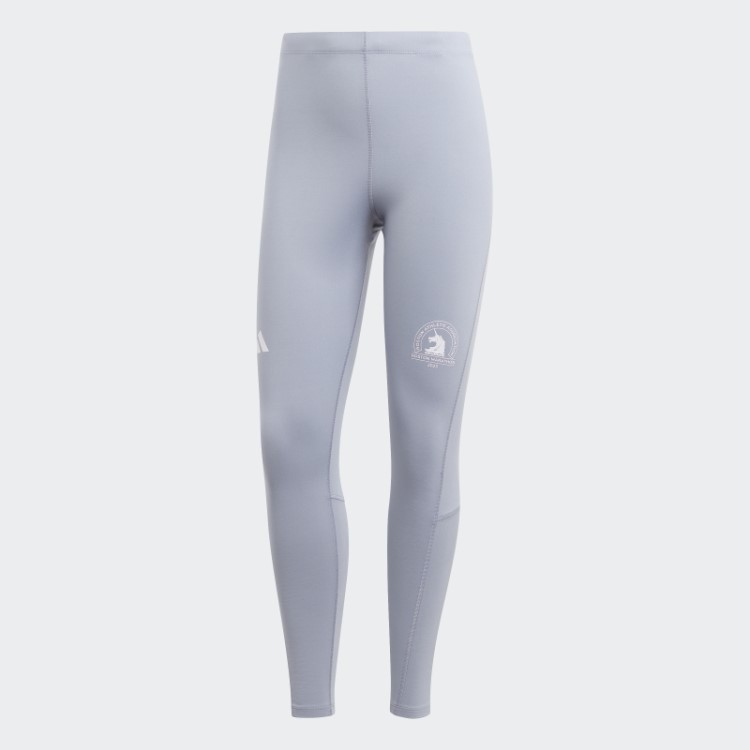Meia-calça Boston Marathon 2023 Quente De Longa Duração Violeta Prata Adidas