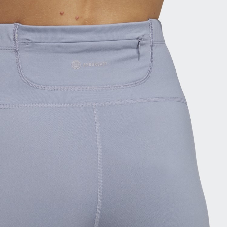 Meia-calça Boston Marathon 2023 Quente De Longa Duração Violeta Prata Adidas