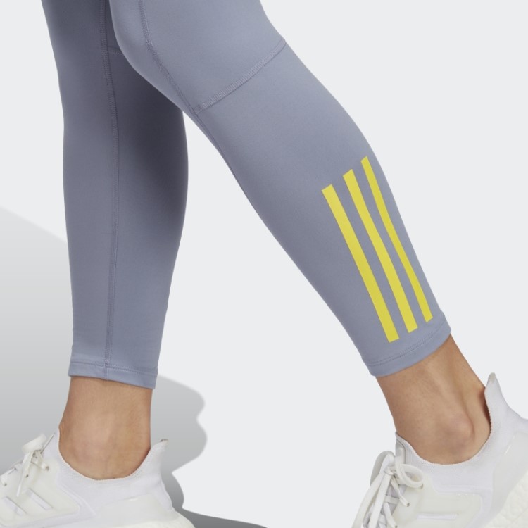 Meia-calça Boston Marathon 2023 Quente De Longa Duração Violeta Prata Adidas