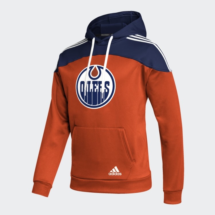 Pulôver Com Capuz Oilers Laranja Adidas