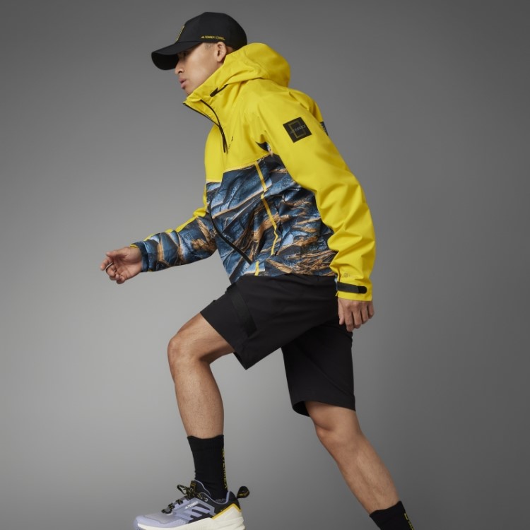 Jaqueta Amarela Eqt Adidas National Geografic Rain.rdy