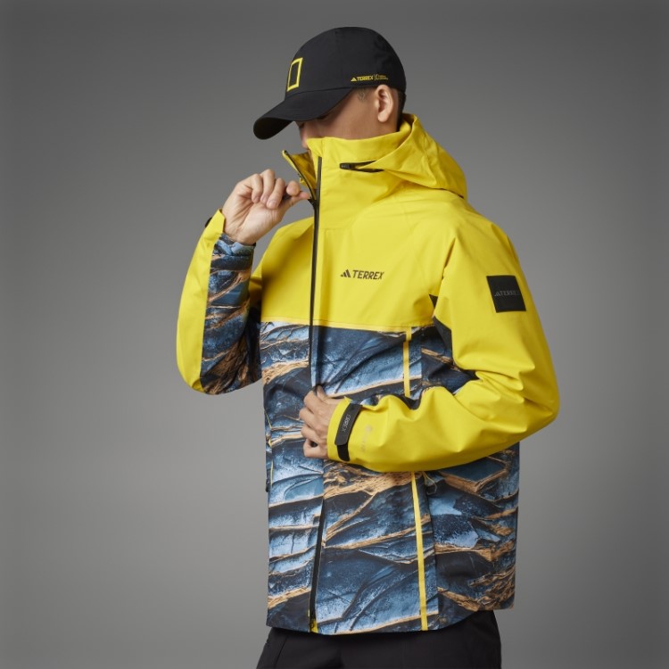 Jaqueta Amarela Eqt Adidas National Geografic Rain.rdy