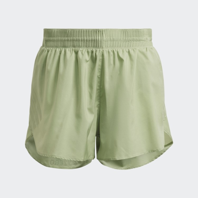 Calção De Corrida Split Adidas Adizero Lime