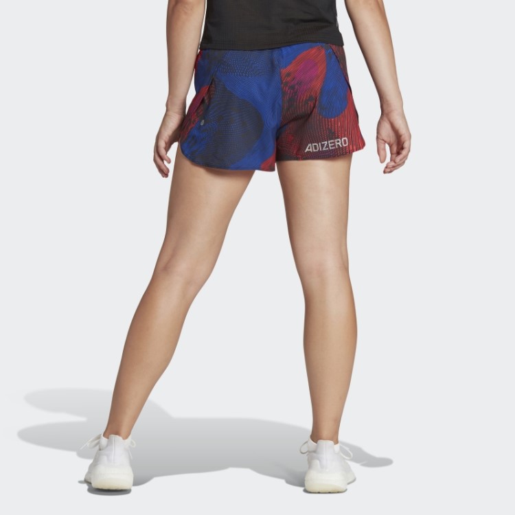Adidas Adizero Shorts Split Fúcsia Para Corrida