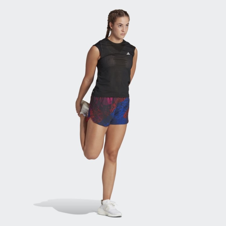 Adidas Adizero Shorts Split Fúcsia Para Corrida