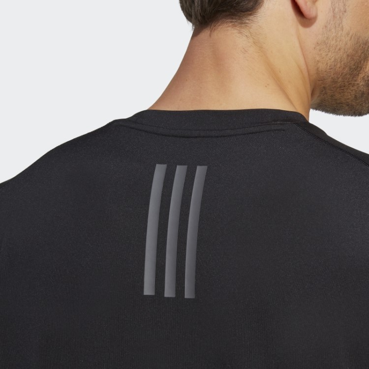 Camiseta De Treinamento Stretch Sazonal Preta Adidas Train Essentials
