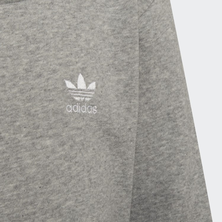 Adidas Adicolor Conjunto De Tripulação Cinza Médio