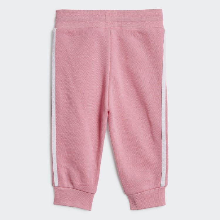 Conjunto De Moletom Da Tripulação Rosa Adidas