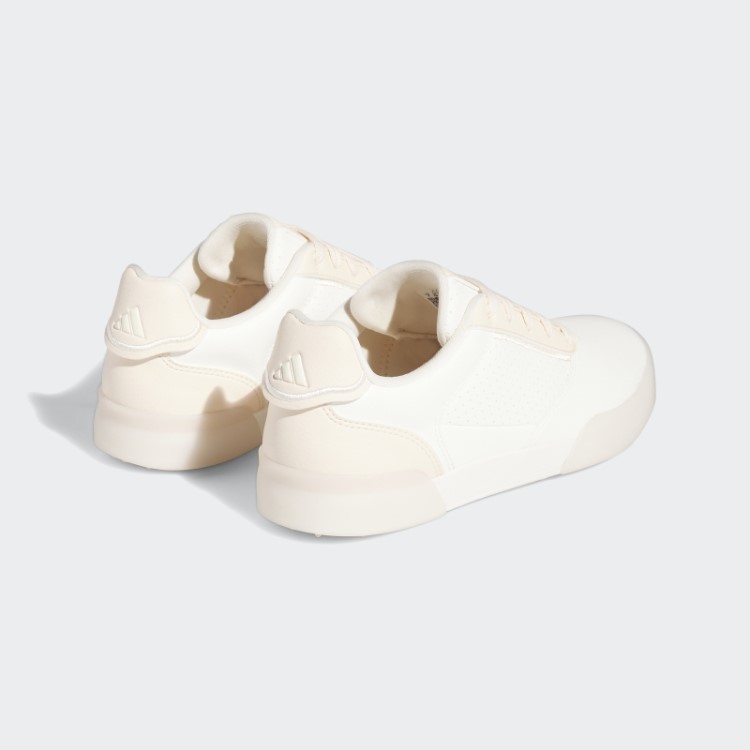 Elegantes Sapatos De Golfe Brancos Retrocross Spikeless Da Adidas