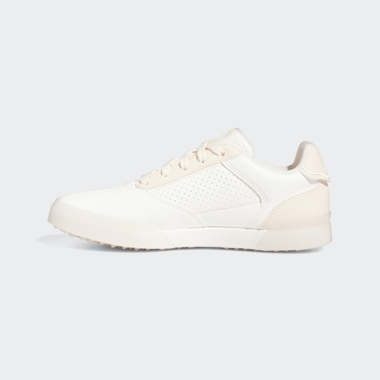 Elegantes Sapatos De Golfe Brancos Retrocross Spikeless Da Adidas