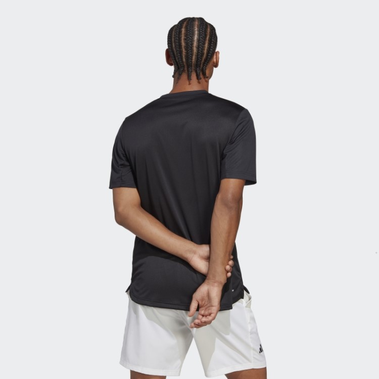 Camiseta De Tênis Do Clube Adidas Preta