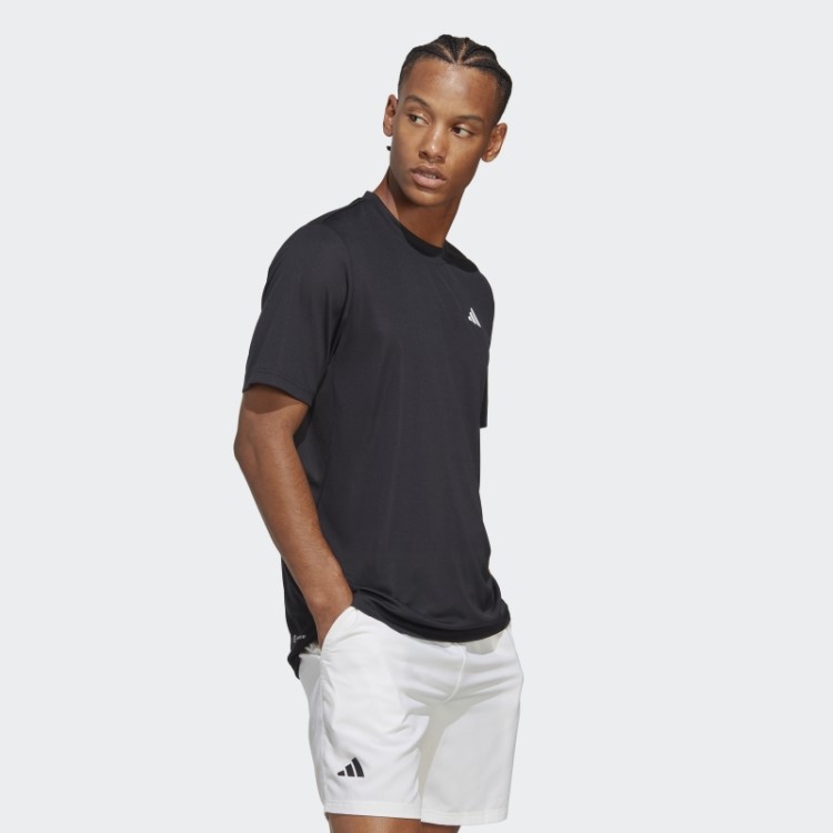 Camiseta De Tênis Do Clube Adidas Preta