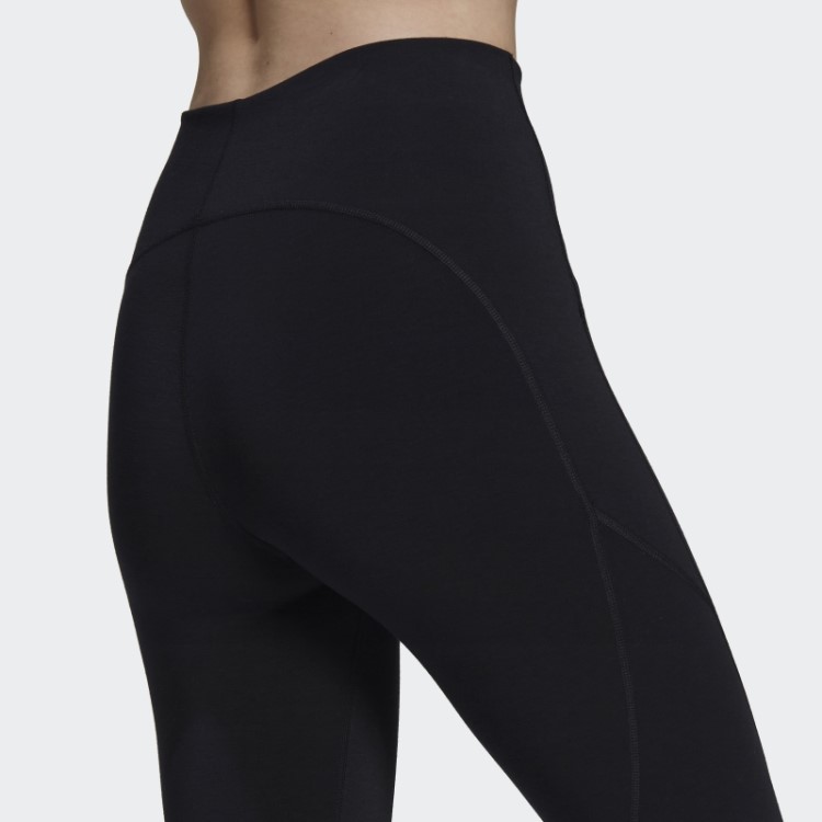Leggings De Ioga Adidas By Stella Mccartney 7/8 Moda Preta