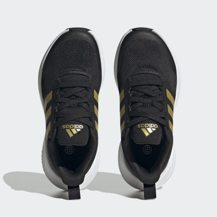 Tênis Preto Adidas Fortarun 2.0 Cloudfoam Com Cadarço