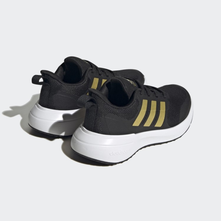 Tênis Preto Adidas Fortarun 2.0 Cloudfoam Com Cadarço