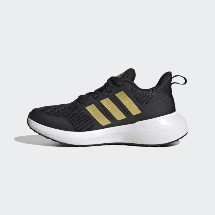 Tênis Preto Adidas Fortarun 2.0 Cloudfoam Com Cadarço