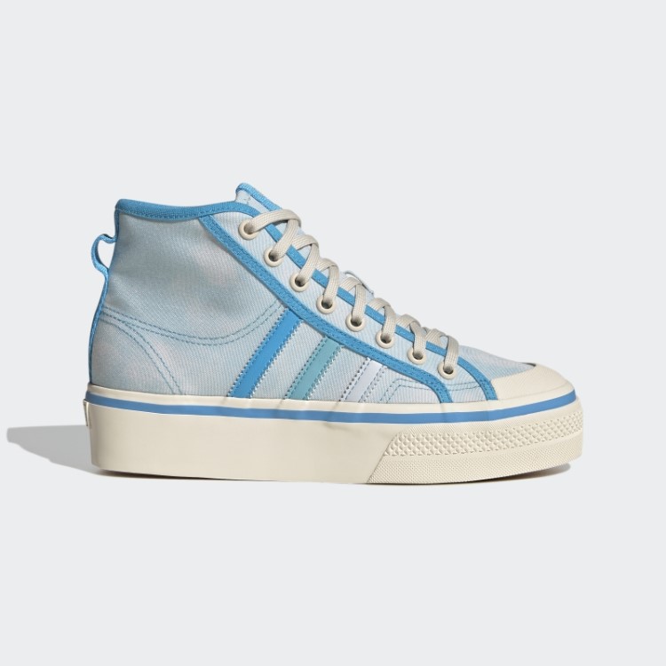 Tênis Nizza Plataforma Branco Fashion Adidas Nizza