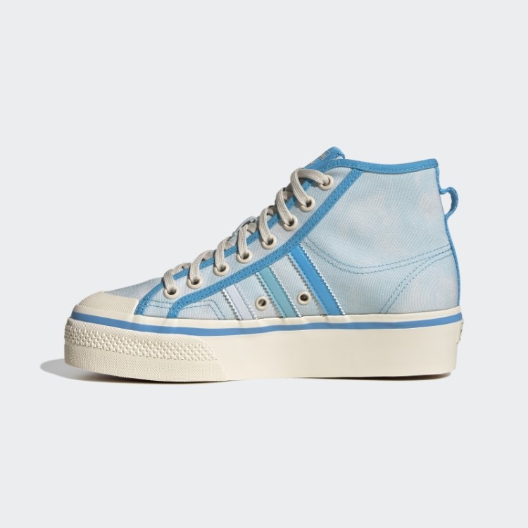Tênis Nizza Plataforma Branco Fashion Adidas Nizza