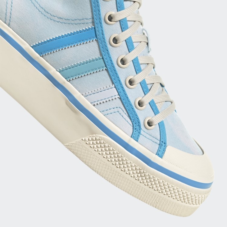 Tênis Nizza Plataforma Branco Fashion Adidas Nizza