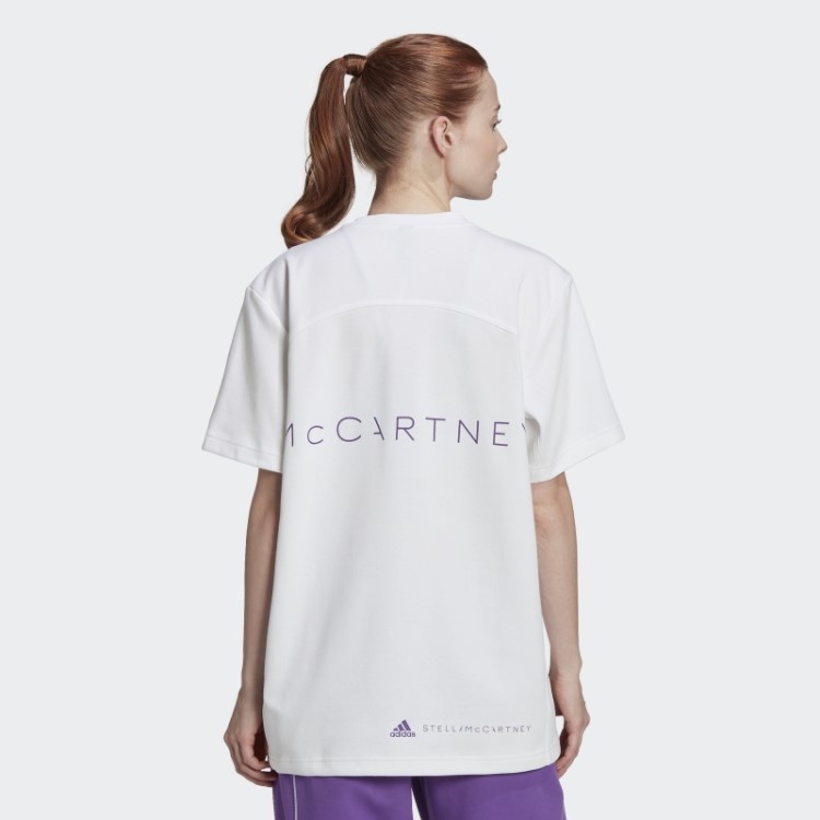 Camiseta Branca Adidas By Stella Mccartney Logo Quente