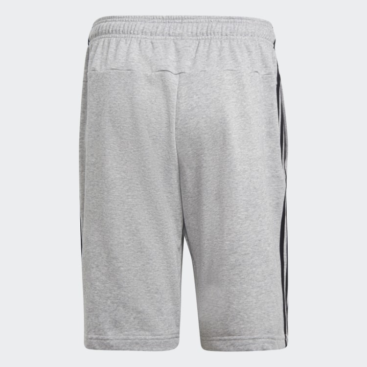 Shorts French Terry Essentials Com As Três Listras Cinza Médio Adidas