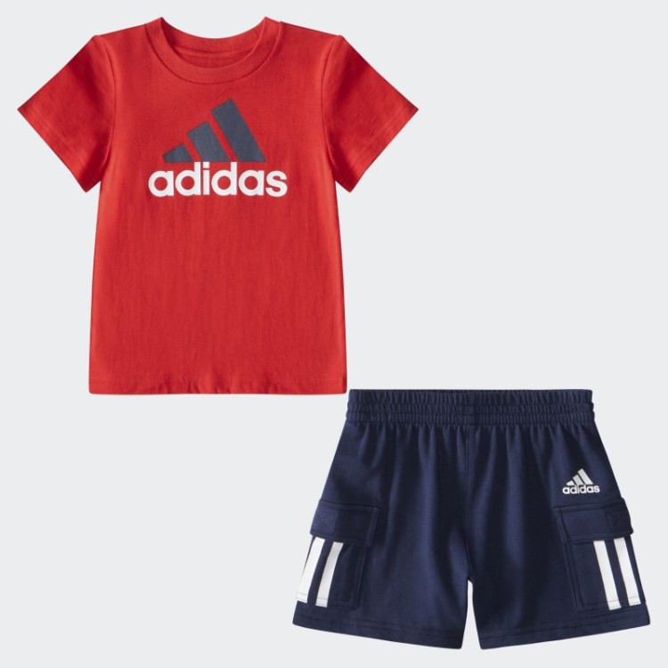 Conjunto Curto Ib Sstee Cargo Escarlate Adidas