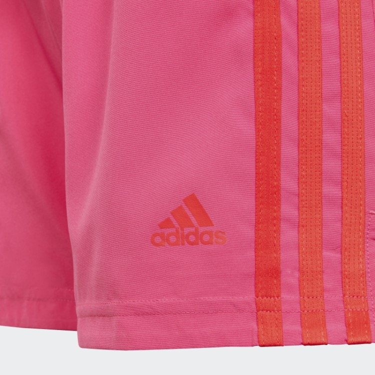 Adidas Projetado Para Mover Shorts De 3 Listras Real Magenta Quente