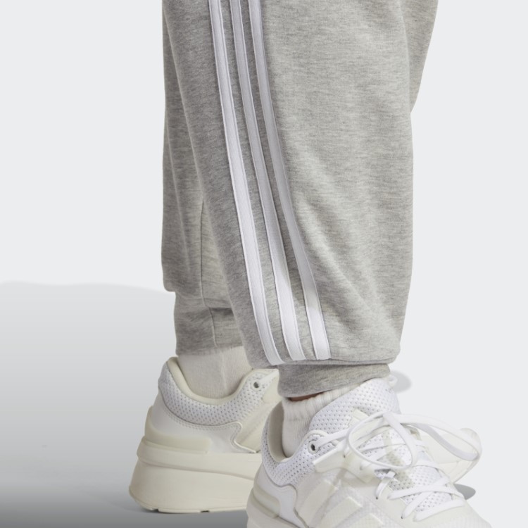 Future Icons Calça Regular Com As Três Listras (tamanho Grande) Adidas Cinza Médio Elegante