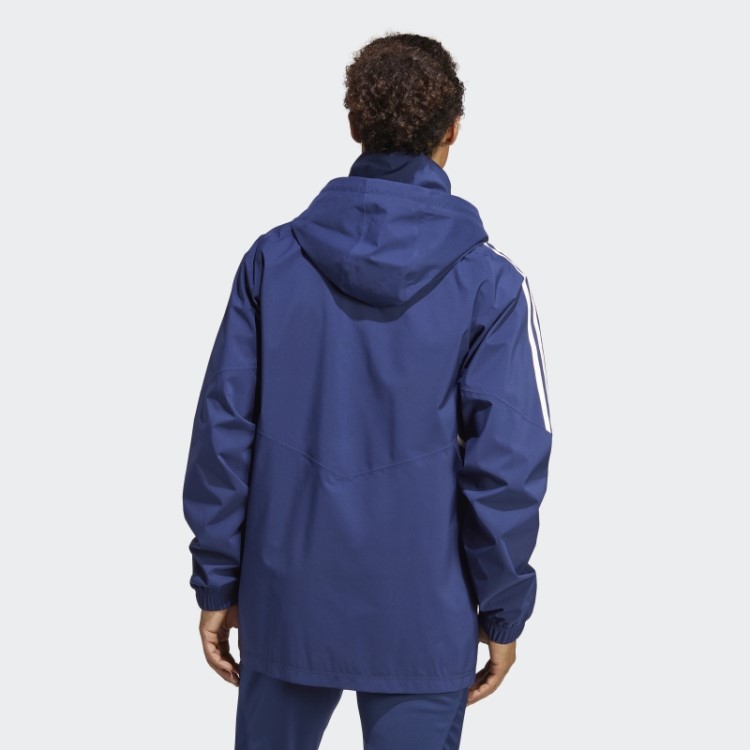 Jaqueta De Chuva Azul Escuro Italia Condivo 23 Adidas