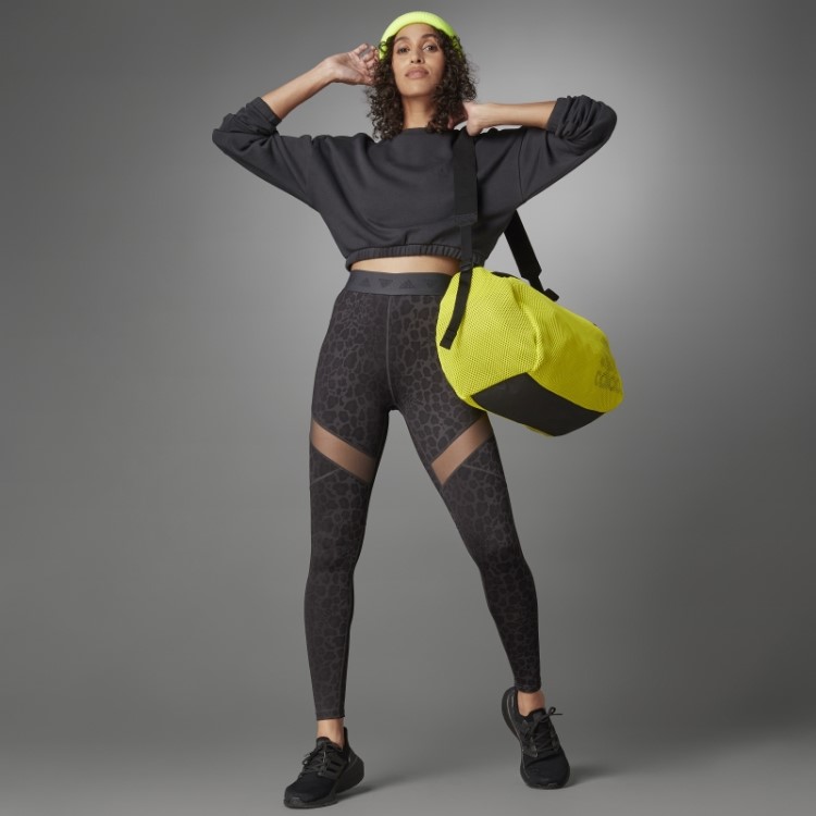 Meia-calça Longa Adidas Hiperglam Multicolorida
