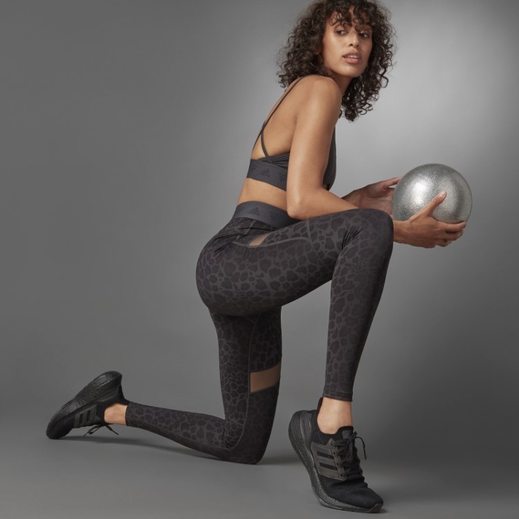 Meia-calça Longa Adidas Hiperglam Multicolorida