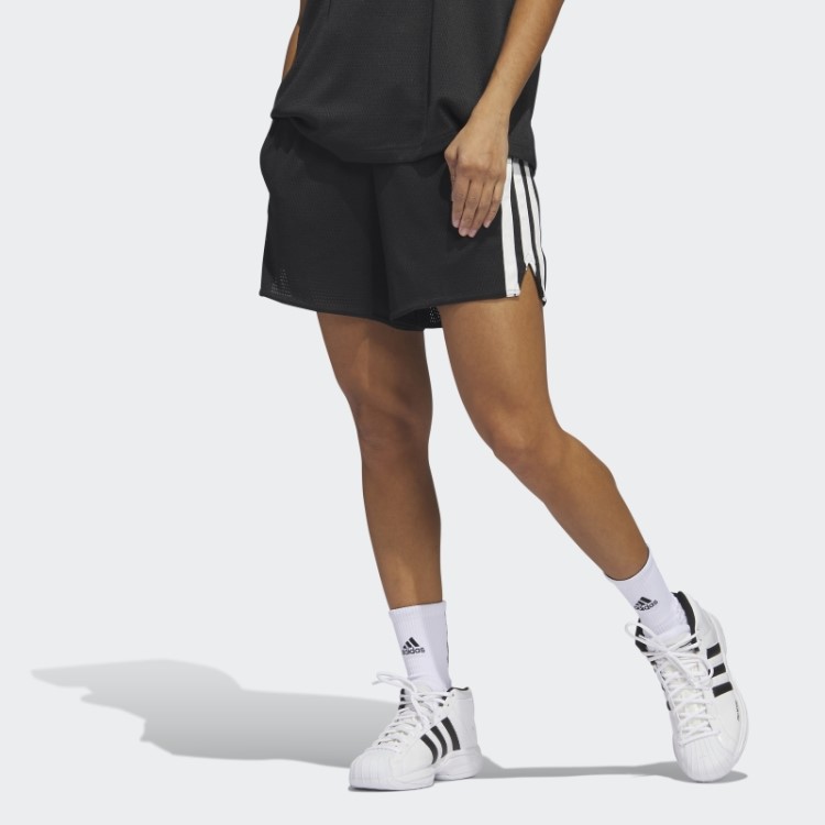 Bermuda De Basquete Adidas Select 3 Listras Preta
