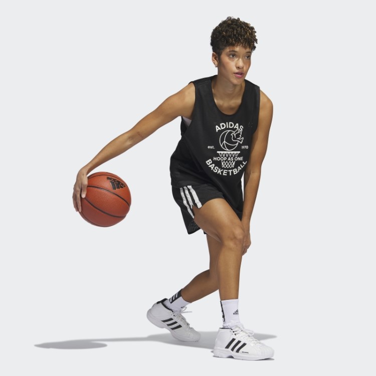 Bermuda De Basquete Adidas Select 3 Listras Preta