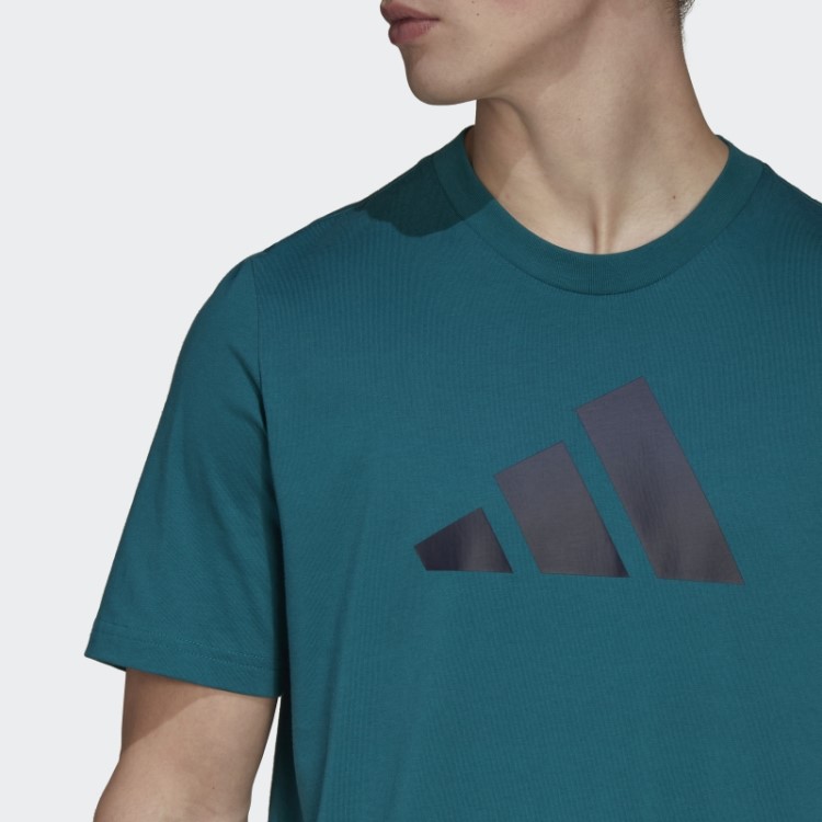 Teal Future Icons Camiseta Com Logo Adidas