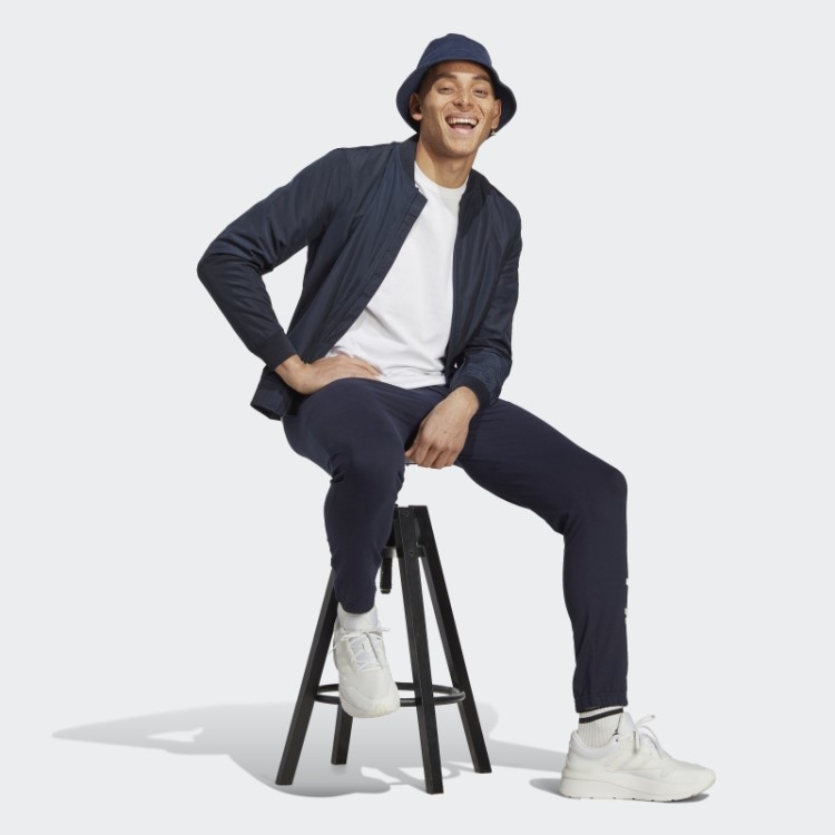 Ink Adidas Essentials Jogger De Jérsei Simples Com Punho Elástico Afunilado