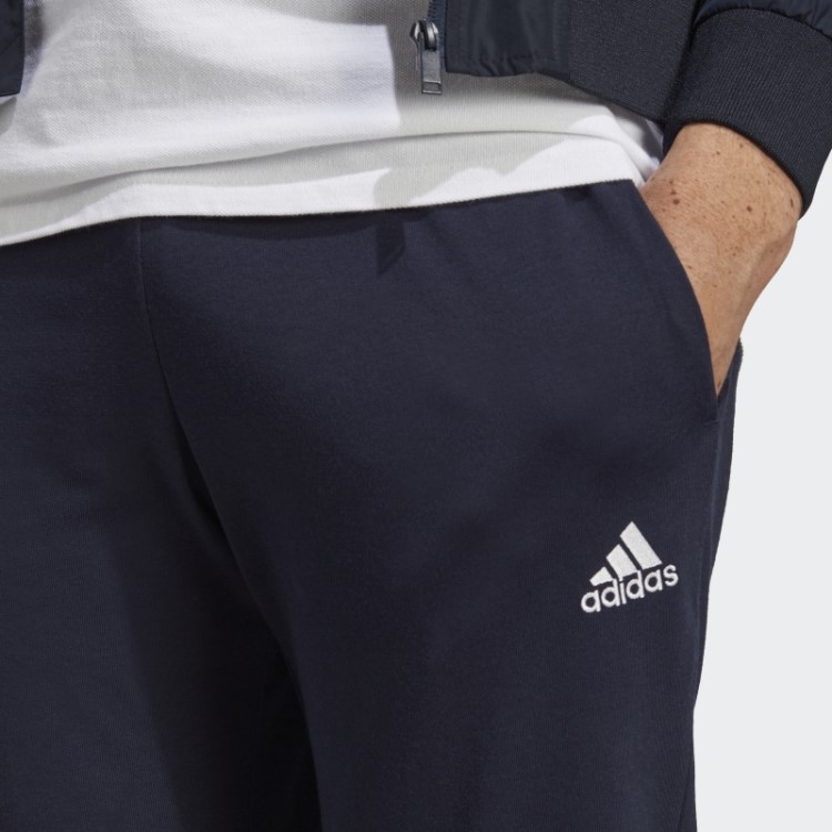Ink Adidas Essentials Jogger De Jérsei Simples Com Punho Elástico Afunilado