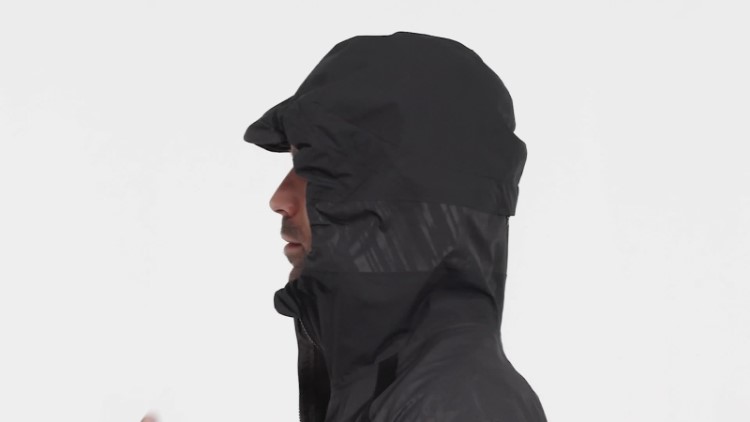 Jaqueta De Chuva Preta Adidas Terrex Utilitas Rain.rdy De 2,5 Camadas