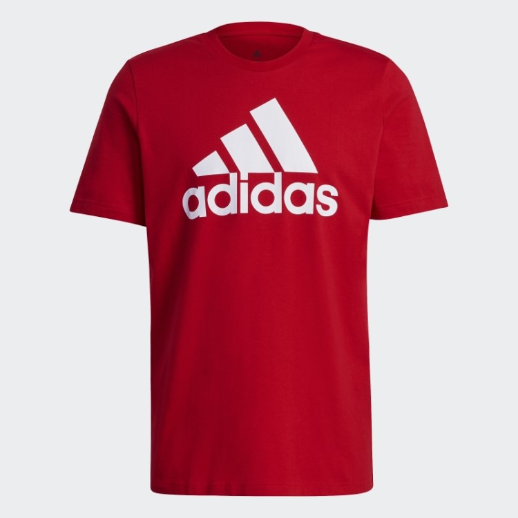 Camiseta Adidas Scarlet Essentials Com Logo Grande