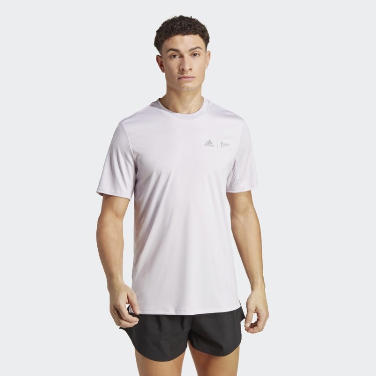 Camiseta De Corrida Adidas X Parley Hot Dawn Prateado